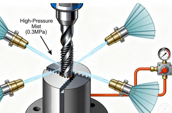 Cutting fluids serve as 