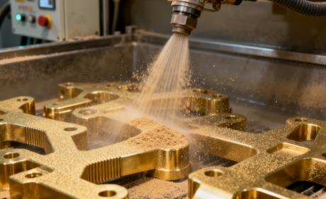 Wet blasting (or liquid honing)