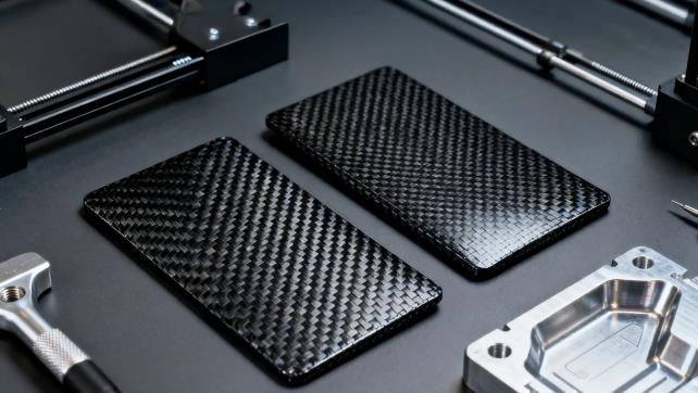 Prototype parts made of carbon fiber material