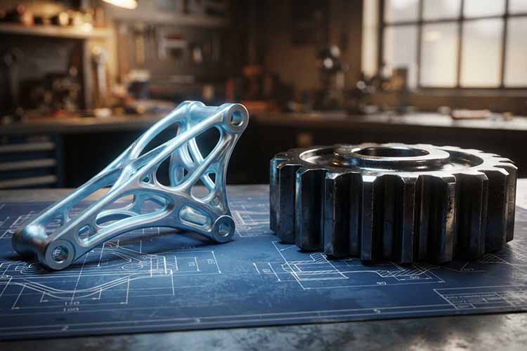 Is titanium harder than steel - Parts comparison.jpg Is titanium harder than steel - Parts comparison.jpg