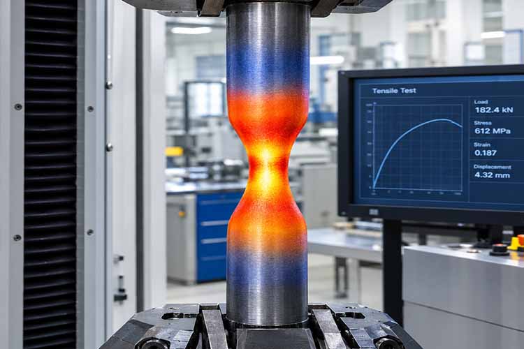 Tensile testing of steel materials.jpg Tensile testing of steel materials.jpg