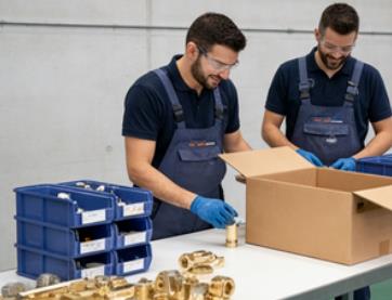 Precision CNC Machined Marine Components Final Inspection