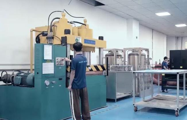 Sheet Metal Stamping Machine in Rapid Model Factory