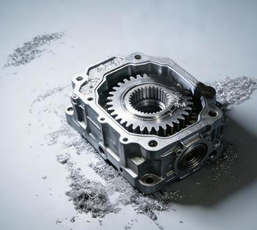 Industrial gearbox housing CNC machining
